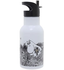 Rätt Start Thermo Bottle - Mumi - Stainless Steel - 340 mL - Gra