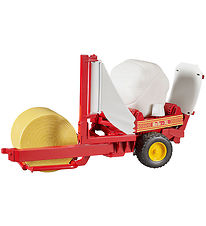 Bruder Working machine - Bale wrapper w. Round bales - 02122