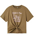 Name It T-shirt - NkfHolyr - Walnut w. Print
