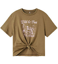 Name It T-Shirt - NkfHolyr - Walnoot m. Print