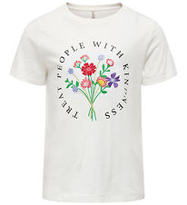 Kids Only T-shirt - KogEmma - Cloud Dansare/Bukettkollektion 2/2