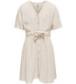 Kids Only Dress - Viscose/Linen - KogSiesta - Moonbeam