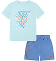 Nike Shorts Sett - T-skjorte/Shorts - Blue Beyond