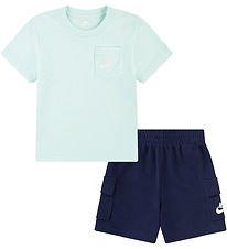 Nike Shortsset - T-shirt/Shorts - Midnight Marinblå