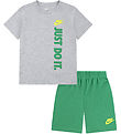 Nike Stuttbuxnasett - Stuttermabolur/Stuttbuxur - Stig Green