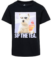 Nike T-shirt - Smaka på foto - Svart m. Hund