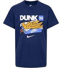 Nike T-shirt - Dunk Em' Tenders - Midnight Marinblå