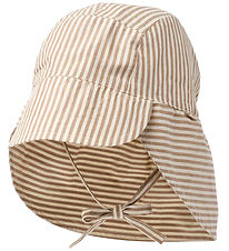 Wheat Legionnaire Hat - Tonga - Cappucino Stripe