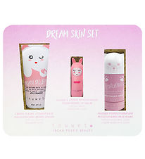 Inuwet Gavesæt - Håndcreme/Læbepomade/Ansigtsmaske - Pink