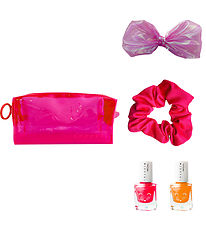 Inuwet Gift Set - Nail Polish/Hair Accessory - Neon Pink