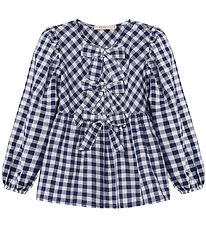 Fliink Blouse - Zorro - Insignia Sandshell Check