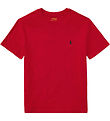 Polo Ralph Lauren Stuttermabolur - Rautt