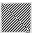 Mads Nørgaard Schal - 55x55 cm - Schwarz/Weiß Gestreift
