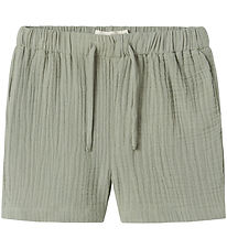 Lil' Atelier Shorts - Muslin - NmmJanu - Seagrass