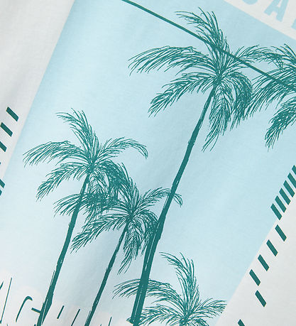 Name It T-shirt - NkmHirlan - Lucent White m. Tryck