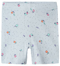 Name It Fietsbroek - NmfHamanda - Xenon Blue m. Pointelle