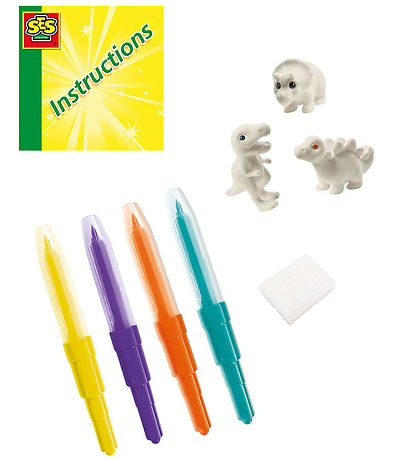SES Creative Creation Set - Blow Pens - Dinosaurs