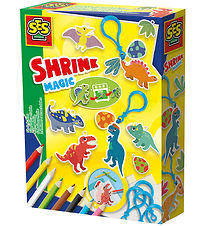 SES Creative Creation Set - Shrink wrap - Dinosaur Key rings