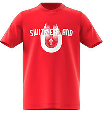 adidas Performance T-shirt - Switzerland - Pure Ruby