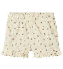Name It Shorts - NbfJannis - Gebleekt zand m. Bloemen