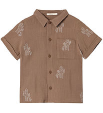 Chemise m/c Fliink - Hello - Pin Bark Cactus Aop