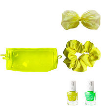 Inuwet Gift Set - Nail Polish/Hair Accessory - Neon Yellow