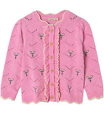 Fliink Gilet - Tricoté - Mela Flower - Begonia Rose