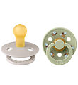BIBS Colour Pacifiers - Size 1 - 2-Pack - Round - Mushroom Mix