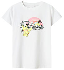 Name It T-Shirt - NkfMora - Pokémon - Bright White
