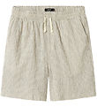 LMTD Shorts - NlmHugo - Turteltaube m. Streifen