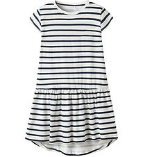 Name It Jurk - NkfVigga - Bright White/Stripe