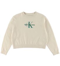 Calvin Klein Blouse - Knitted - Monologue - Whitecap Grey