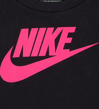 Nike Shortsset - T-shirt/Shorts - Hyper Rosa/Black