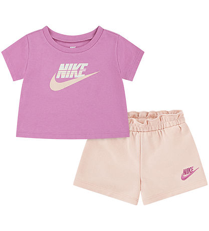 Nike Shortsit - T-paita/Shortsit - Pesty Coral