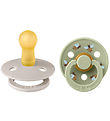 BIBS Colour Pacifiers - Size 2 - 2-Pack - Round - Mushroom Mix