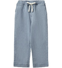 Sofie Schnoor Buxur - Storm - Blue Denim Stripe