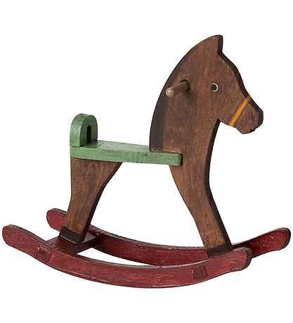 Maileg Schaukelpferd - Maus - Dunkelbraun