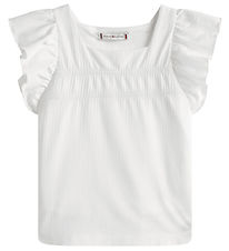 Tommy Hilfiger Top - Ruffle - White