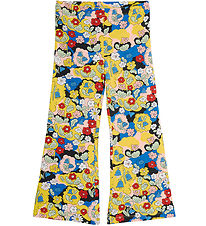 Mini Rodini Trousers - Yellow w. Flowers