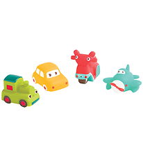 Ludi Bath Toy - 4-Pack - Vehicles