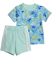 adidas Performance Short set - Stitch - I DY LS T - SEFLAQ/MULTC