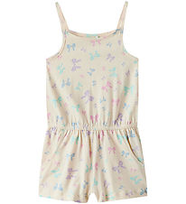 Name It Summer Romper - NmfVigga - Buttercream/Bows