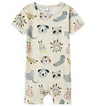 Name It Summer Romper - Rib - NbnOsummer - Peyote Melange
