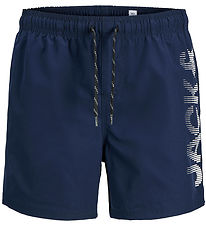 Jack & Jones Badshorts - JpstMaui - Marinblå Blazer