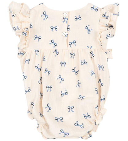 Konges Sløjd Sommerstrampler - Coco - Bow Blue