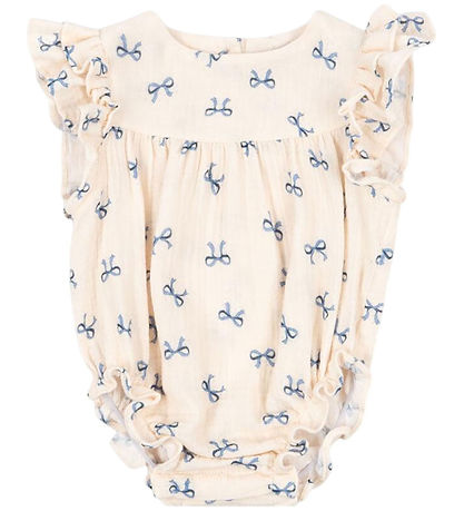 Konges Sløjd Sommerstrampler - Coco - Bow Blue