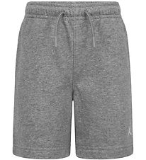 Jordan Sweat Shorts - Carbon Heather w. Logo