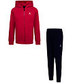 Jordan Sweat Set - Cardigan/Sweatpants - Black w. Logo