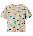 Name It T-Shirt - NmmJivan - IJslands fossiel - m. Print