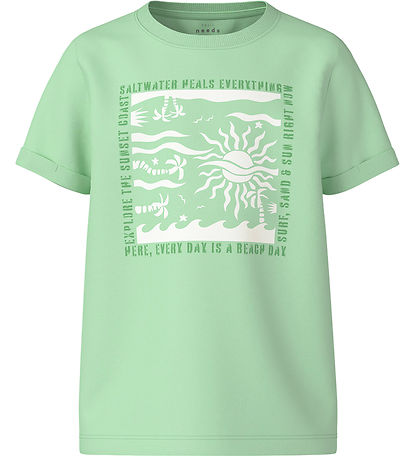 Name It T-Shirt - NkmVux - Honigtau/Square Strand